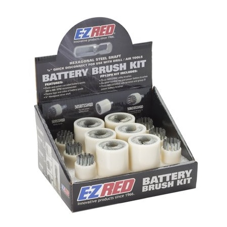 Ezred BATTERY BRUSH KIT EZPP12PK